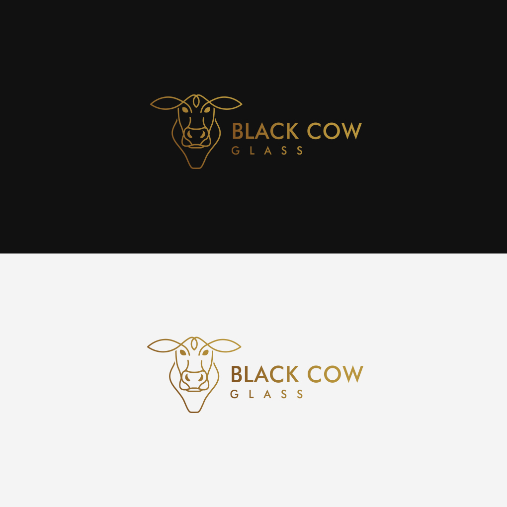 Logo Design by Imam Logo Designer for Black cow glass | Design #21399265