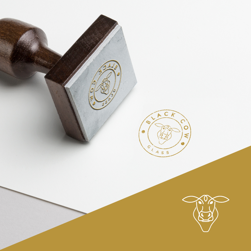 Logo Design by Imam Logo Designer for Black cow glass | Design #21399269