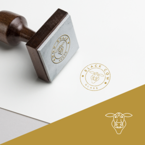 Logo Design by Imam Logo Designer for Black cow glass | Design: #21399269