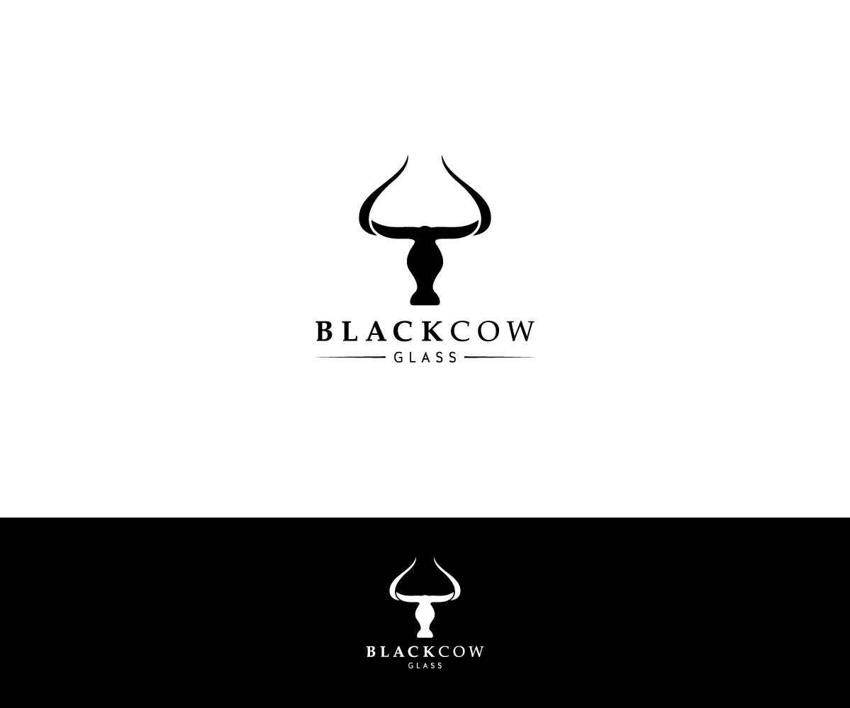 Logo Design by NHPGFX for Black cow glass | Design #21402529