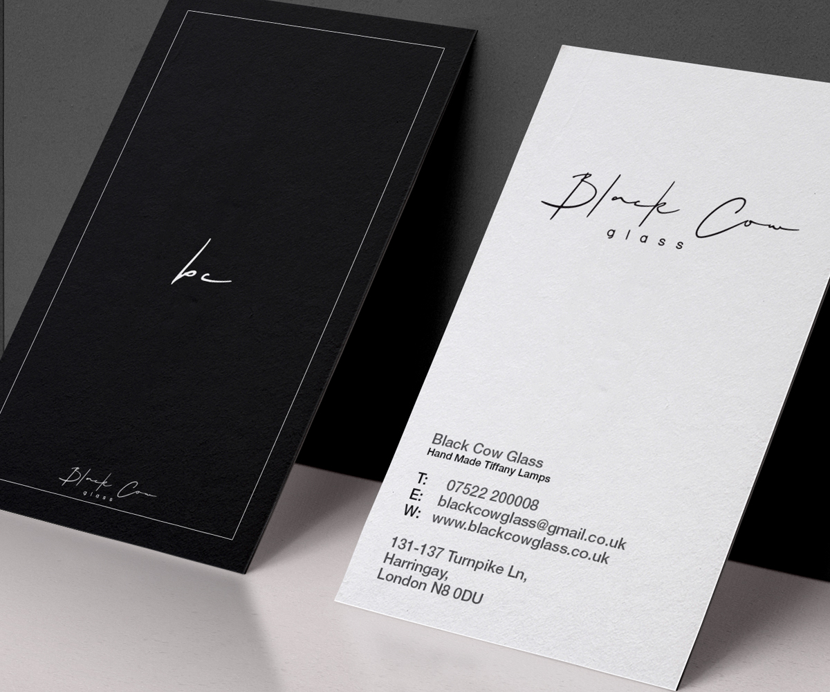 Logo Design by ChicD for Black cow glass | Design #21397042