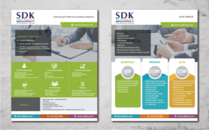 Design de Flyer par alex989 pour Schechter Dokken Kanter | Design : #21419964