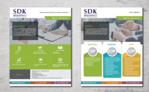 Design de Flyer par alex989 pour Schechter Dokken Kanter | Design : #21943137