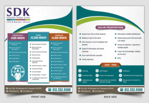 Design de Flyer par SAI DESIGNS pour Schechter Dokken Kanter | Design : #21621540