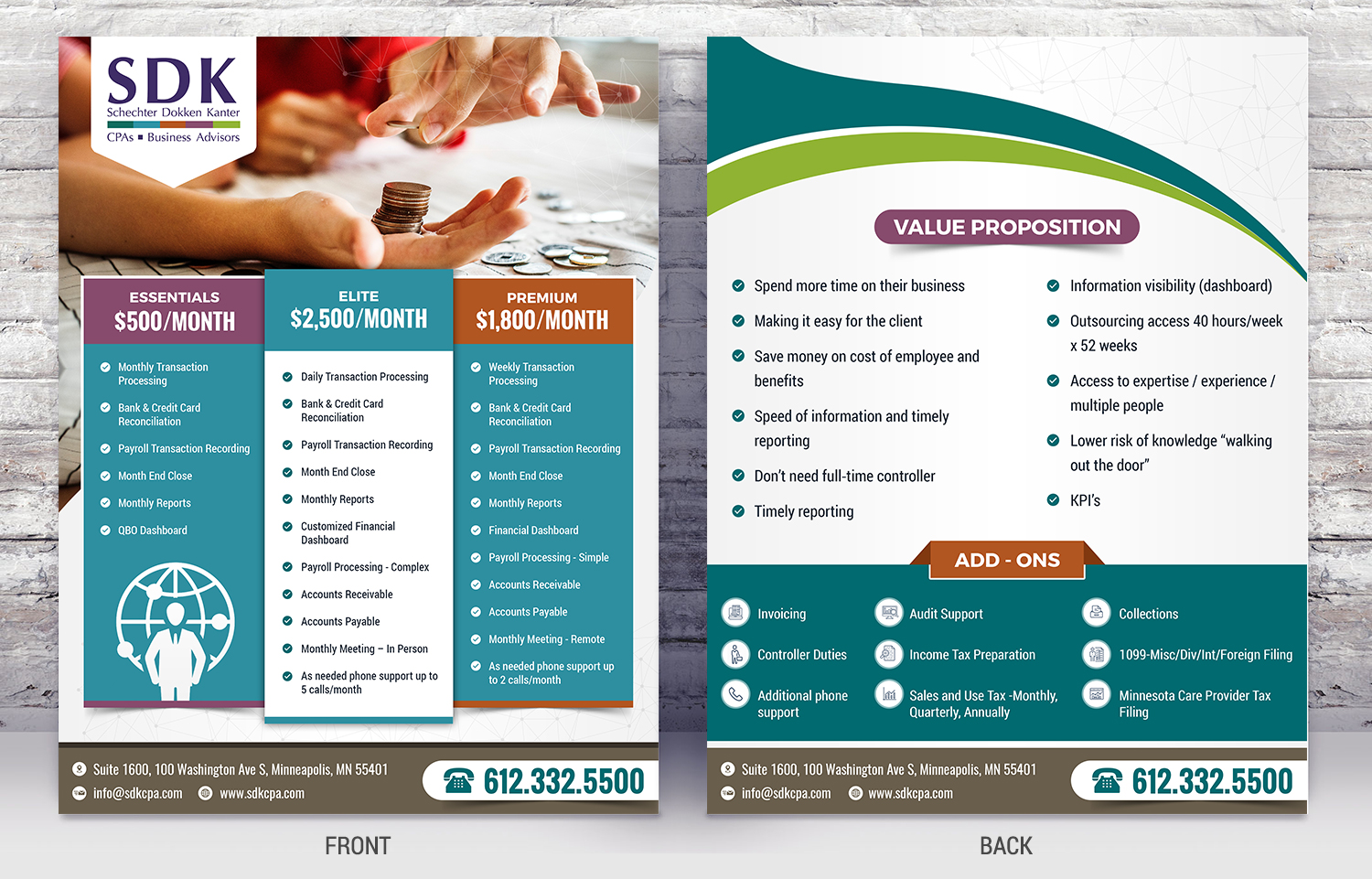 Flyer Design by SAI DESIGNS for Schechter Dokken Kanter | Design #21726684