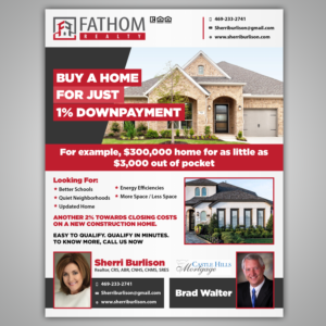 Down Payment Assistance Program | Flyer Design by Schöpfer