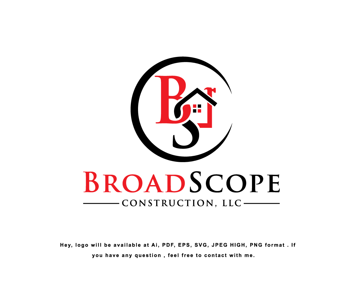 Logo Design by Design Solving for BroadScope Construction, LLC | Design #21393973
