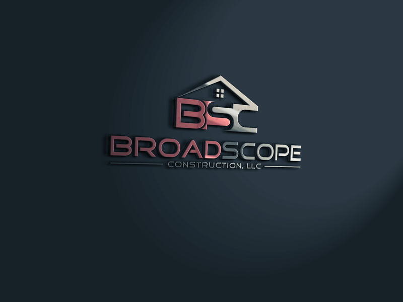 Logo Design by mdrh for BroadScope Construction, LLC | Design: #21406071