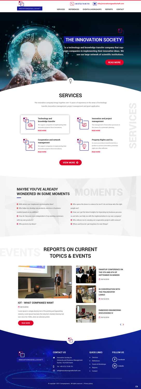Web Design by pb for Delta Media GmbH | Design #21408406