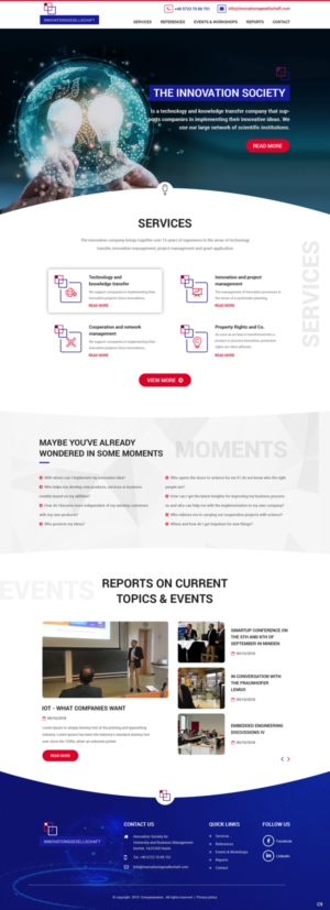 Web Design by pb for Delta Media GmbH | Design: #21408406