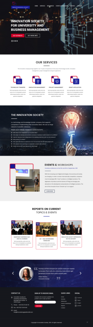 Web Design by pb for Delta Media GmbH | Design: #21408407