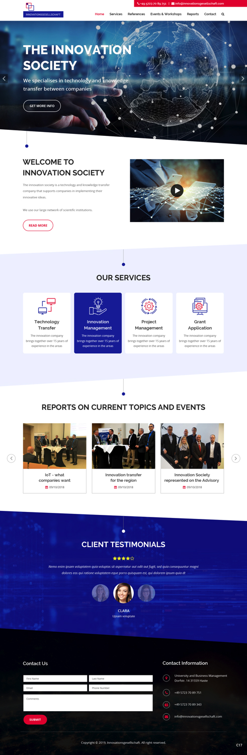Web Design by pb for Delta Media GmbH | Design #21408409