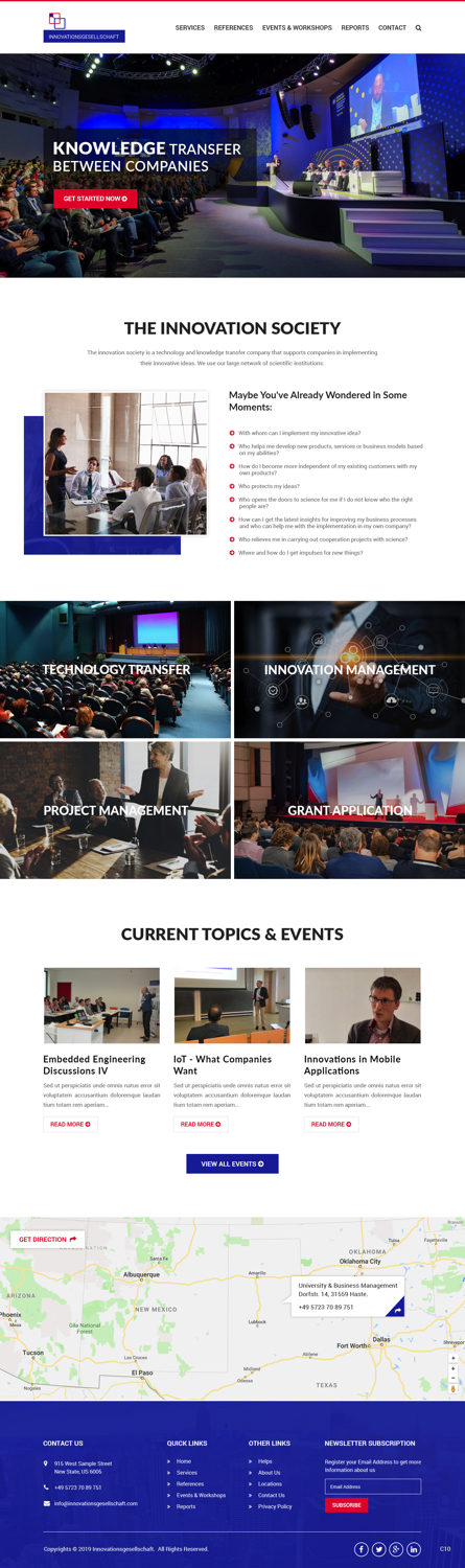 Web Design by pb for Delta Media GmbH | Design #21408410