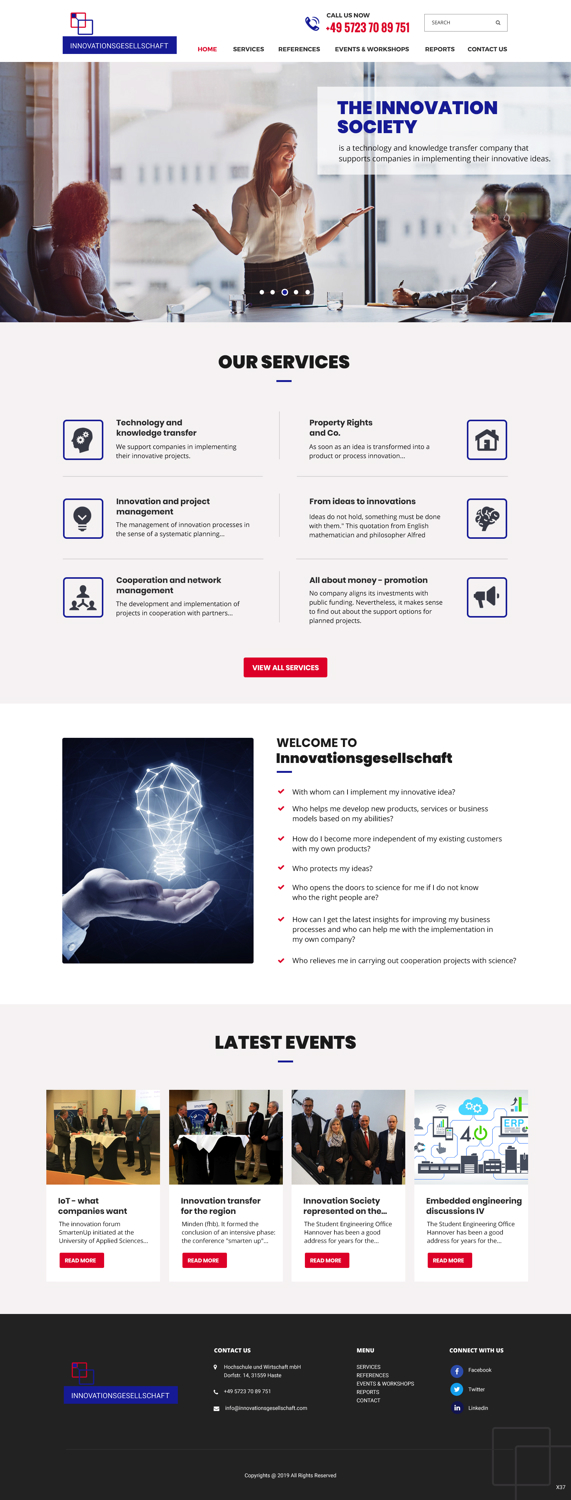Web Design by pb for Delta Media GmbH | Design #21408411