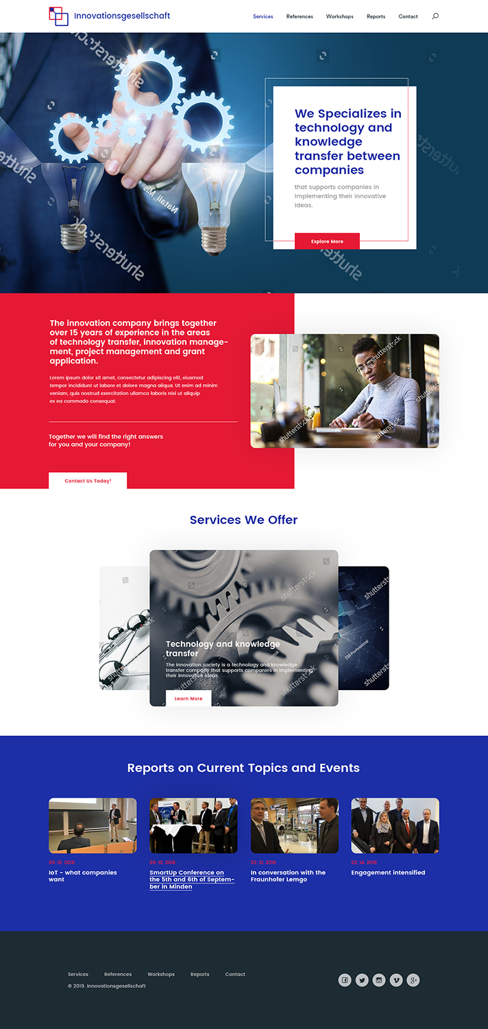 Web Design by Ved Web Services for Delta Media GmbH | Design #21405728