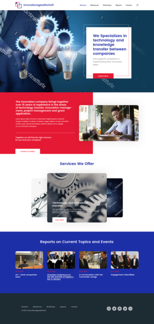Web Design by Ved Web Services for Delta Media GmbH | Design #21405728