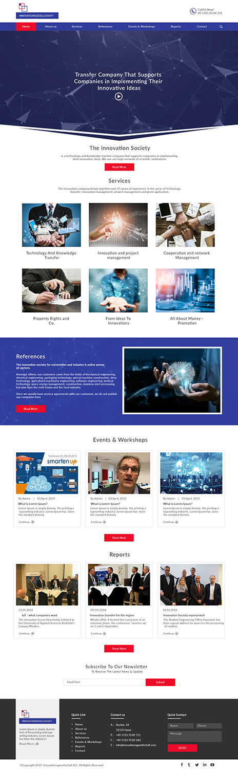 Web Design by bdesigner9 for Delta Media GmbH | Design #21404592