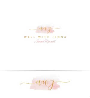 WWJ Well With Jenna (underneath) | Logo Design by ultramarin