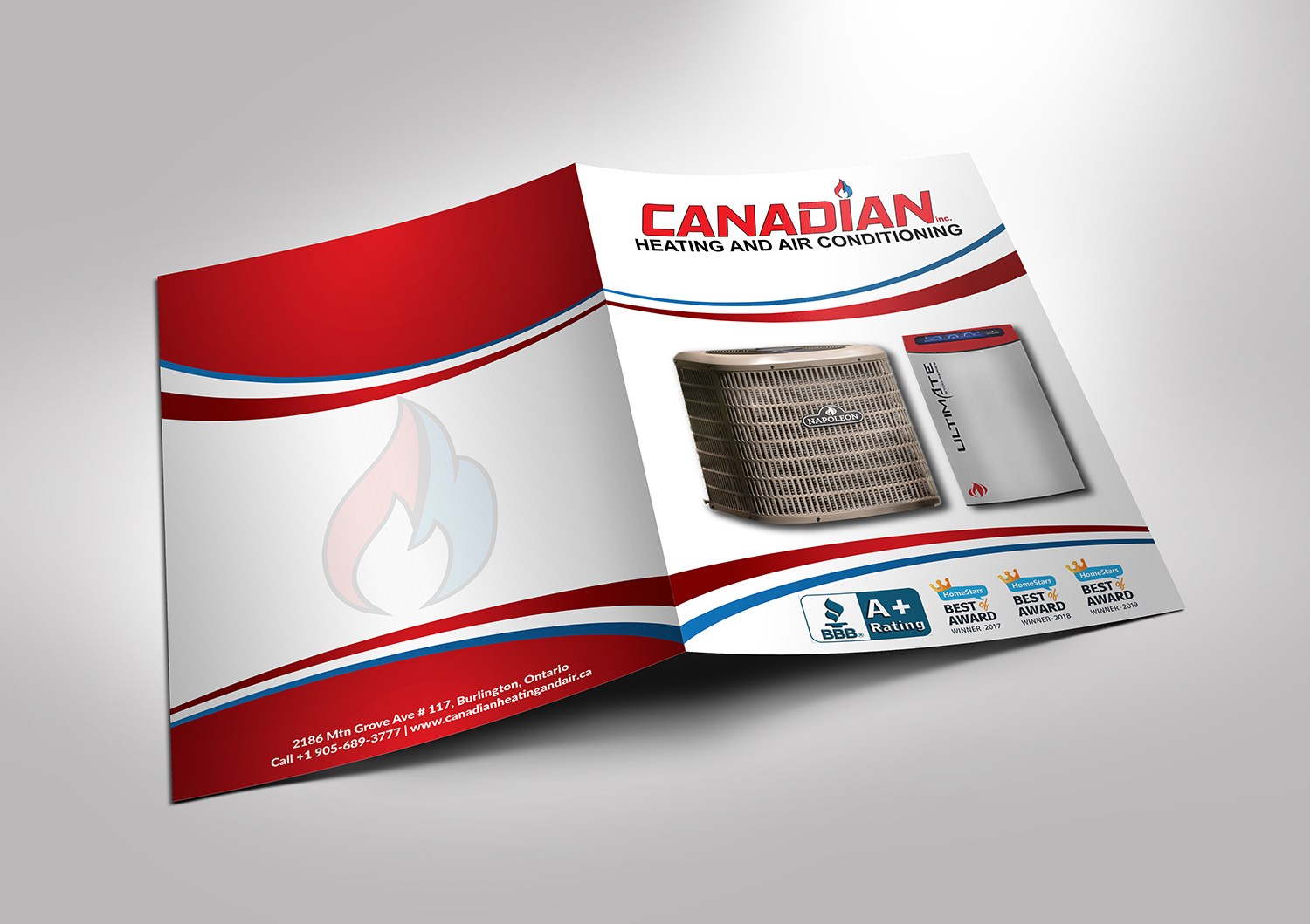 Flyer Design by Deziners Zone for Canadian heating and air conditioning | Design #21413844