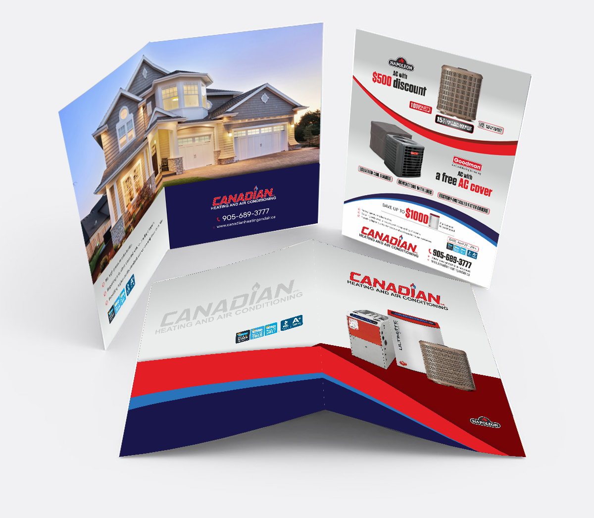 Flyer Design by Fine Graphics House for Canadian heating and air conditioning | Design #21439891