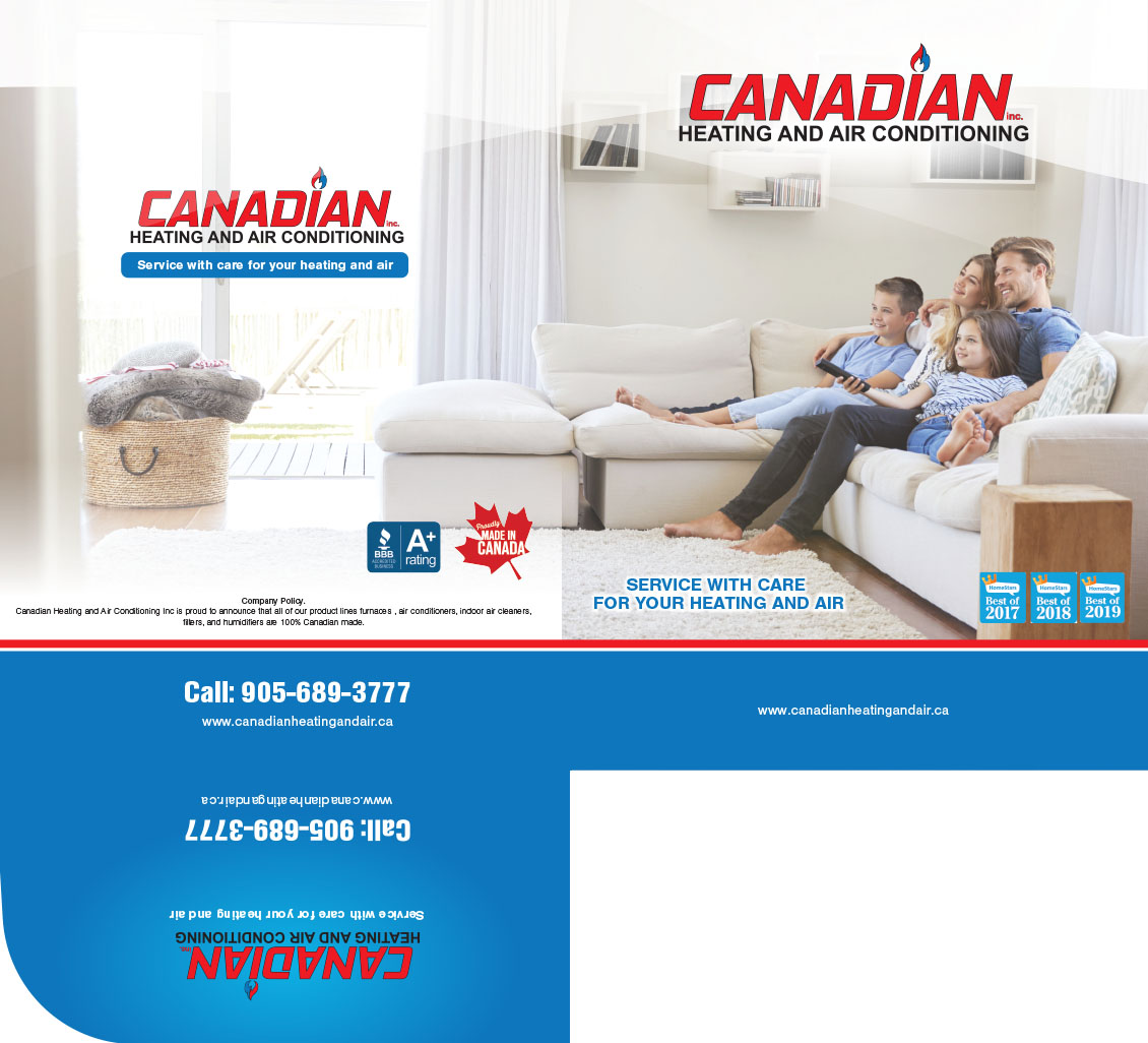 Flyer Design by Creative Fields for Canadian heating and air conditioning | Design: #21472804