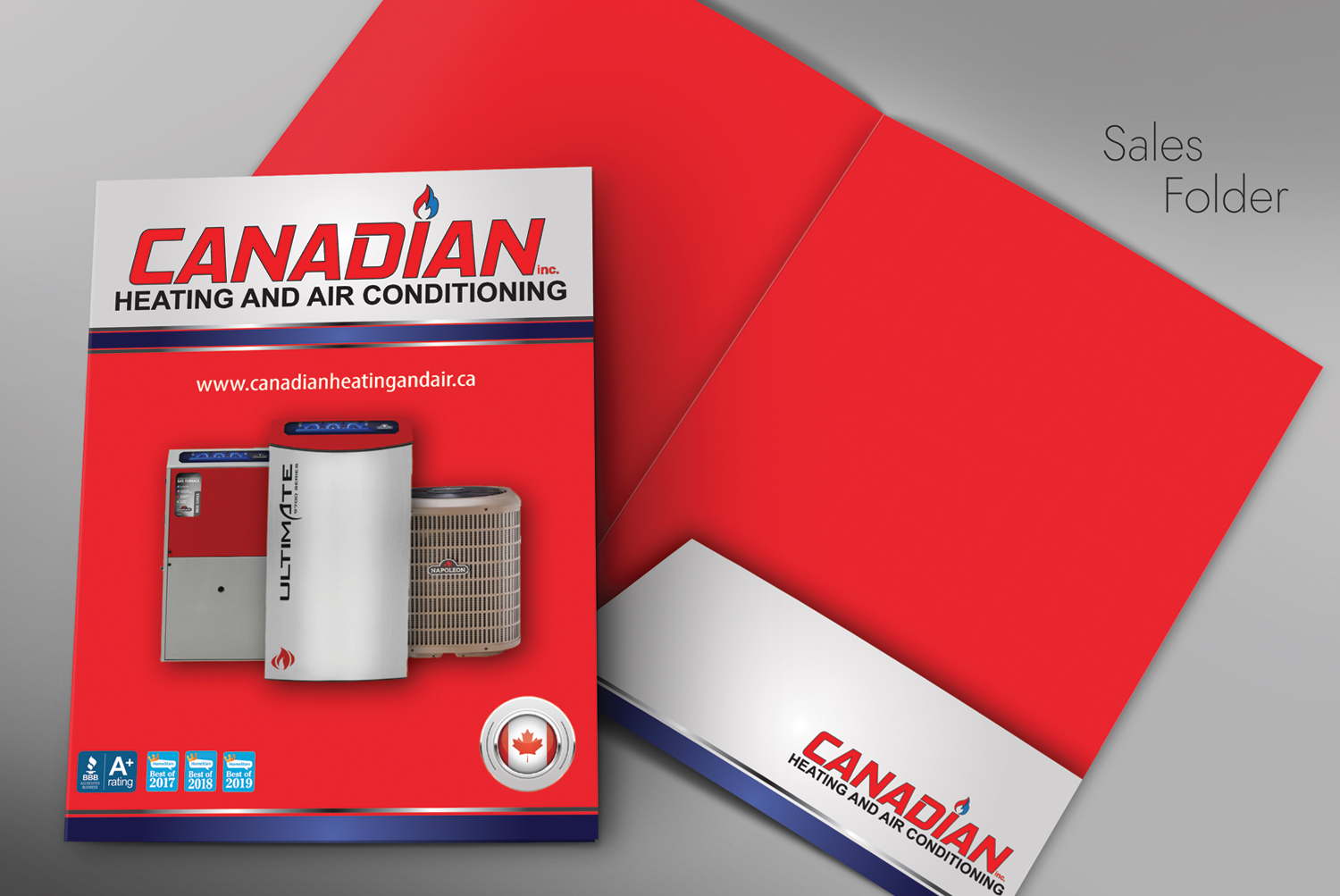 Flyer Design by Viraj Perera for Canadian heating and air conditioning | Design #21414414