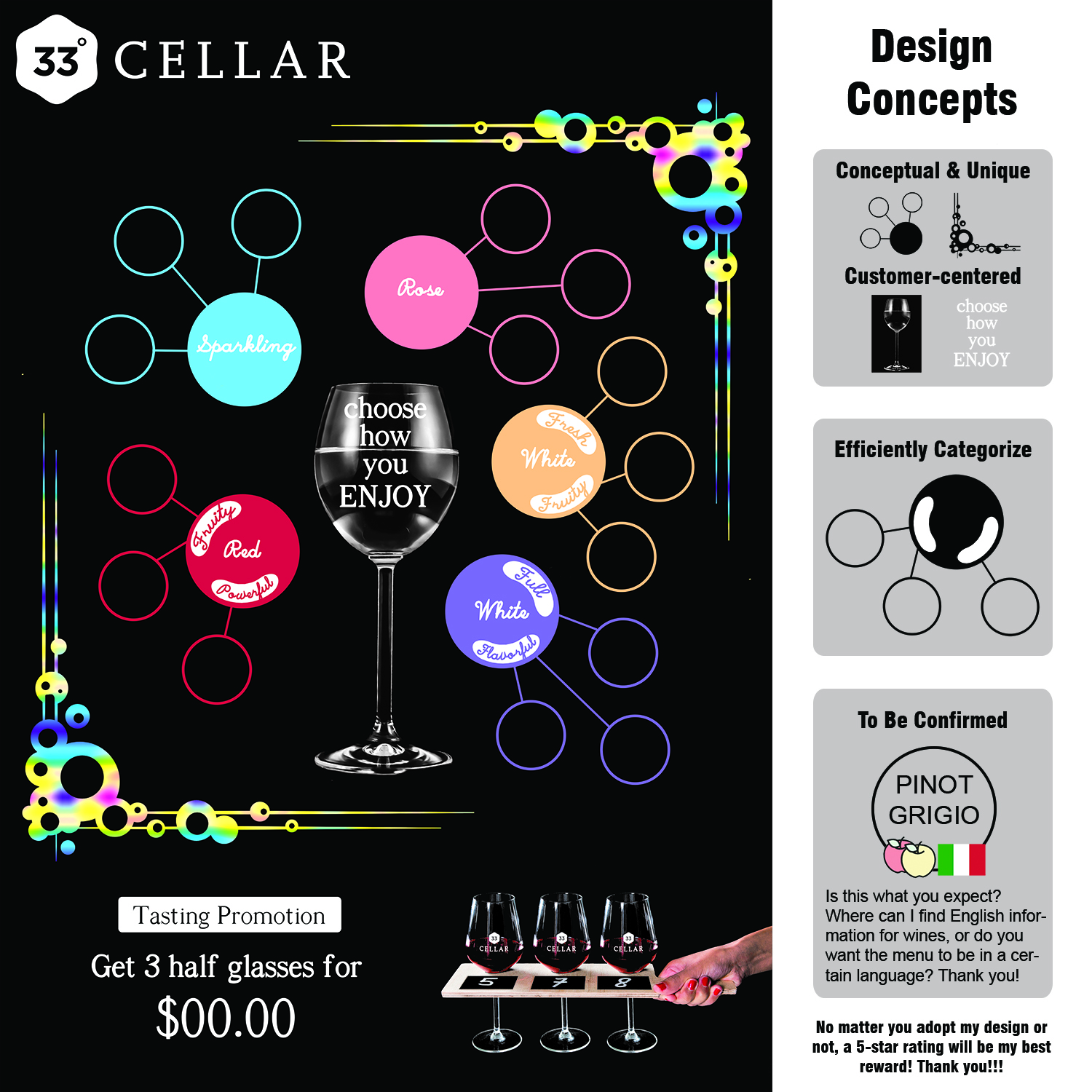 Menu Design by Rainsing for Cavatappi | Design #21415931