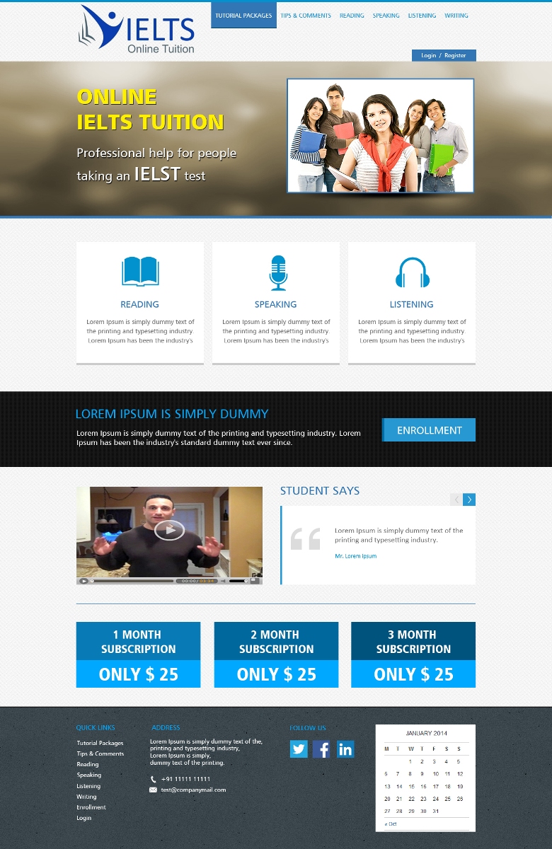 Wordpress Design by GlobalTech for 210 | Design #2945164