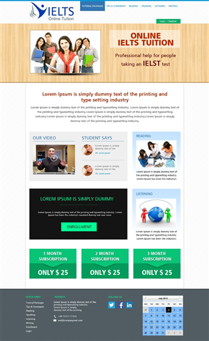 Design Wordpress par GlobalTech pour 210 | Design : #2985158