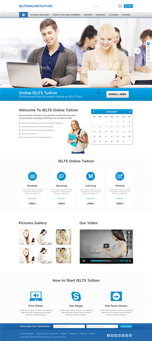 Wordpress Design by Mayank Patel for 210 | Design #2977157