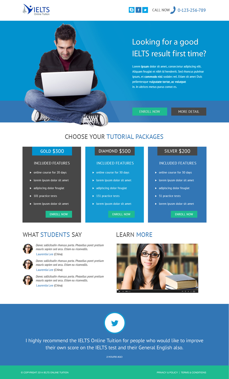 Wordpress Design by Lauren for 210 | Design #2945472