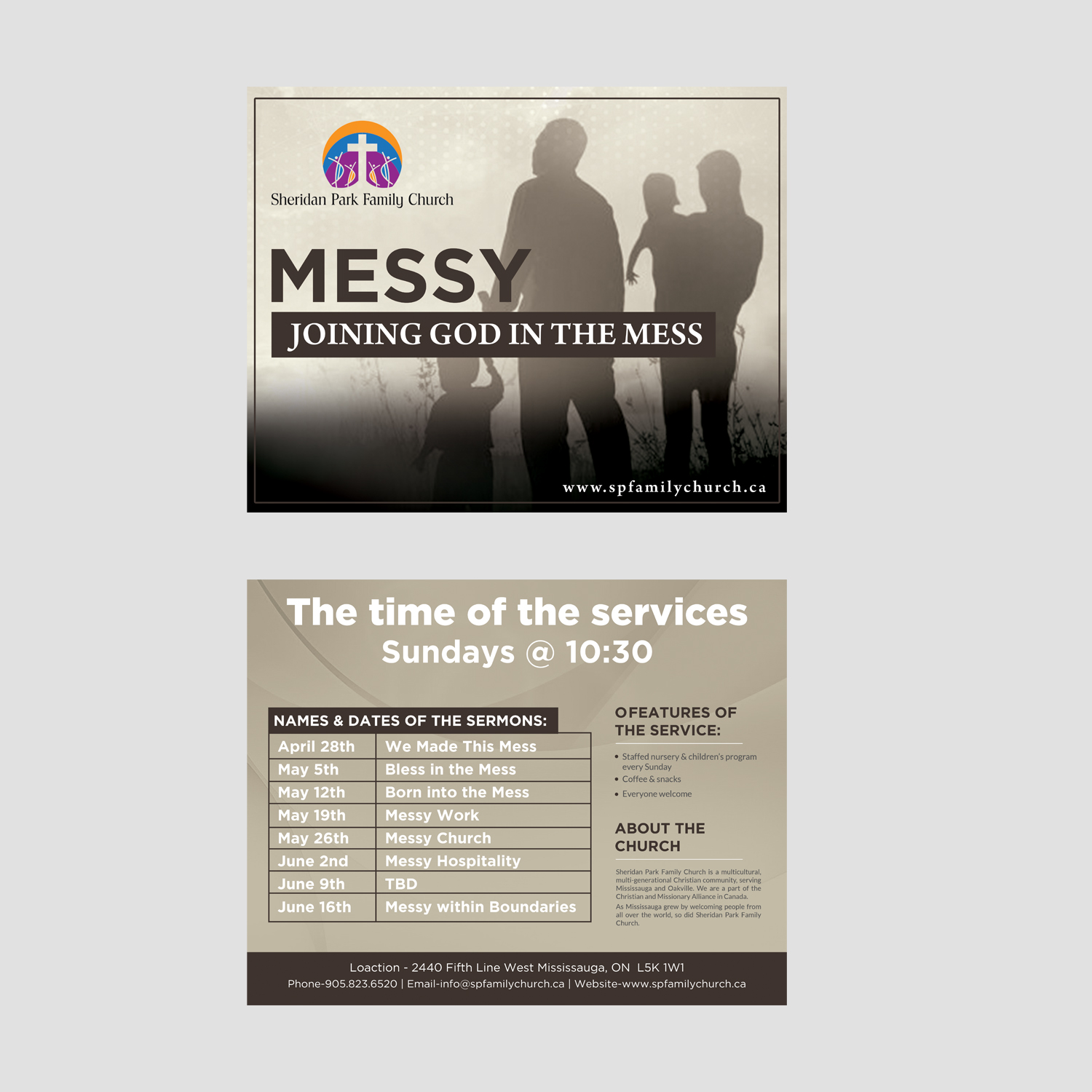 Flyer Design by debdesign for Sheridan Park Family Church | Design #21421242