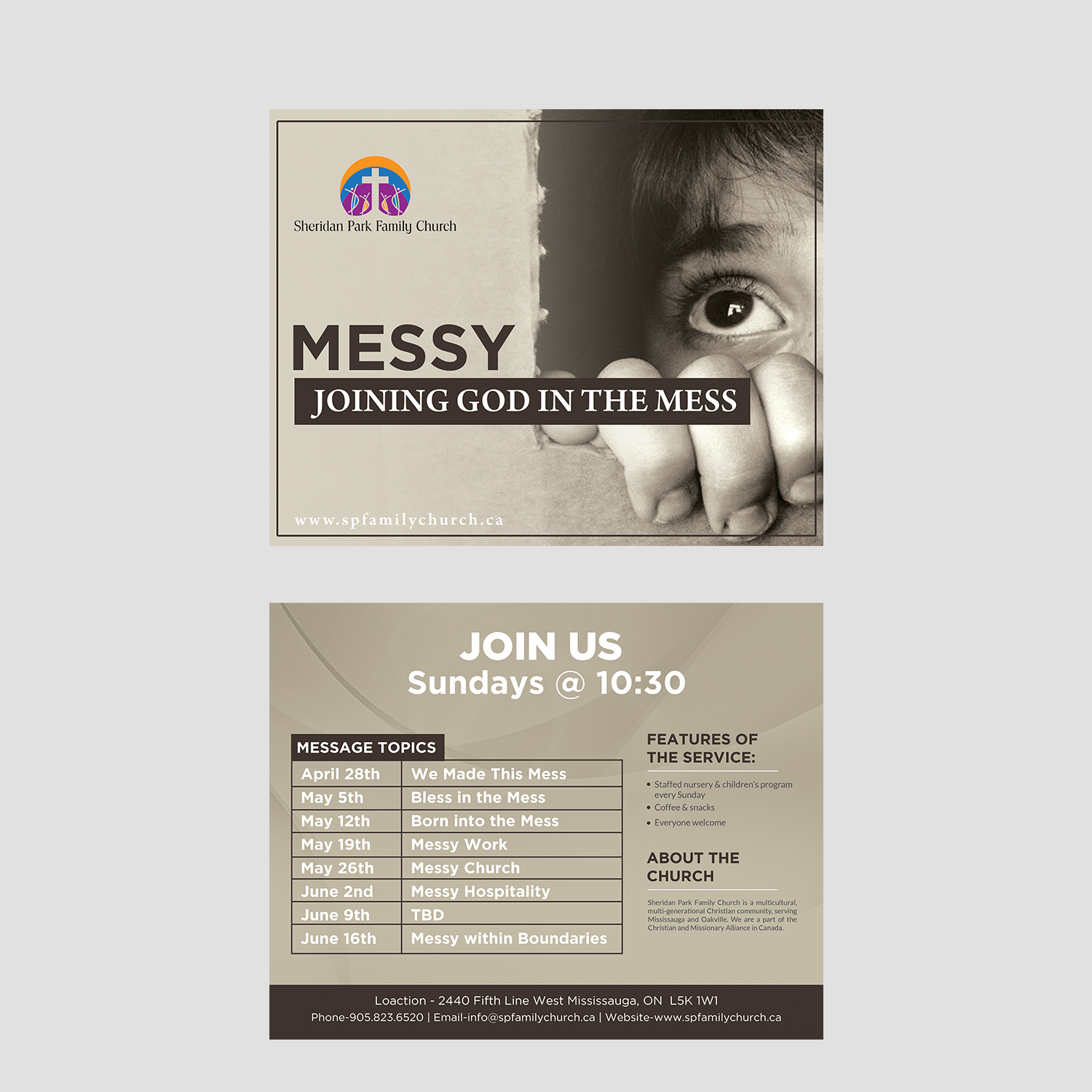 Flyer-Design von debdesign für Sheridan Park Family Church | Design #21439756