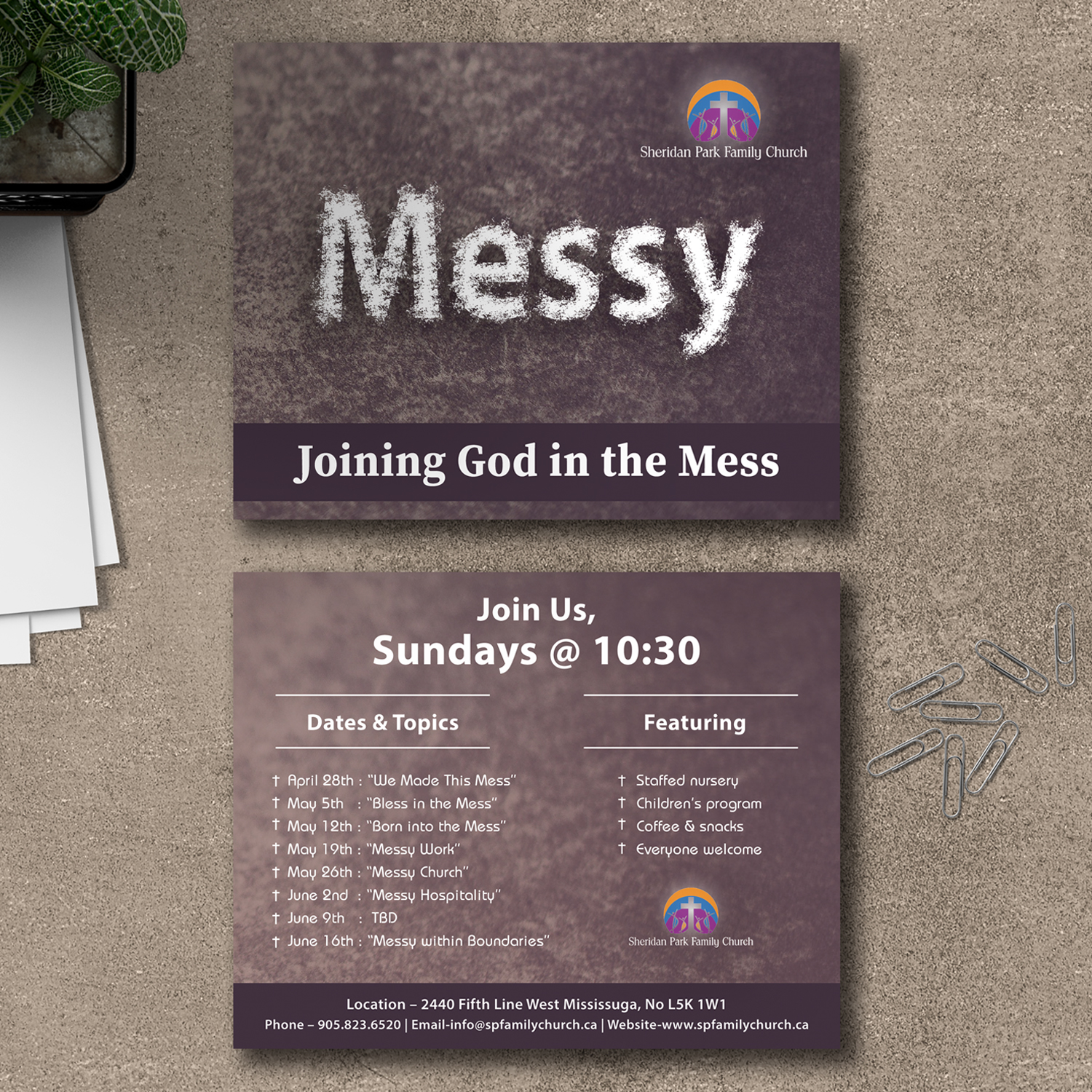 Flyer Design by Viraj Perera for Sheridan Park Family Church | Design #21432366