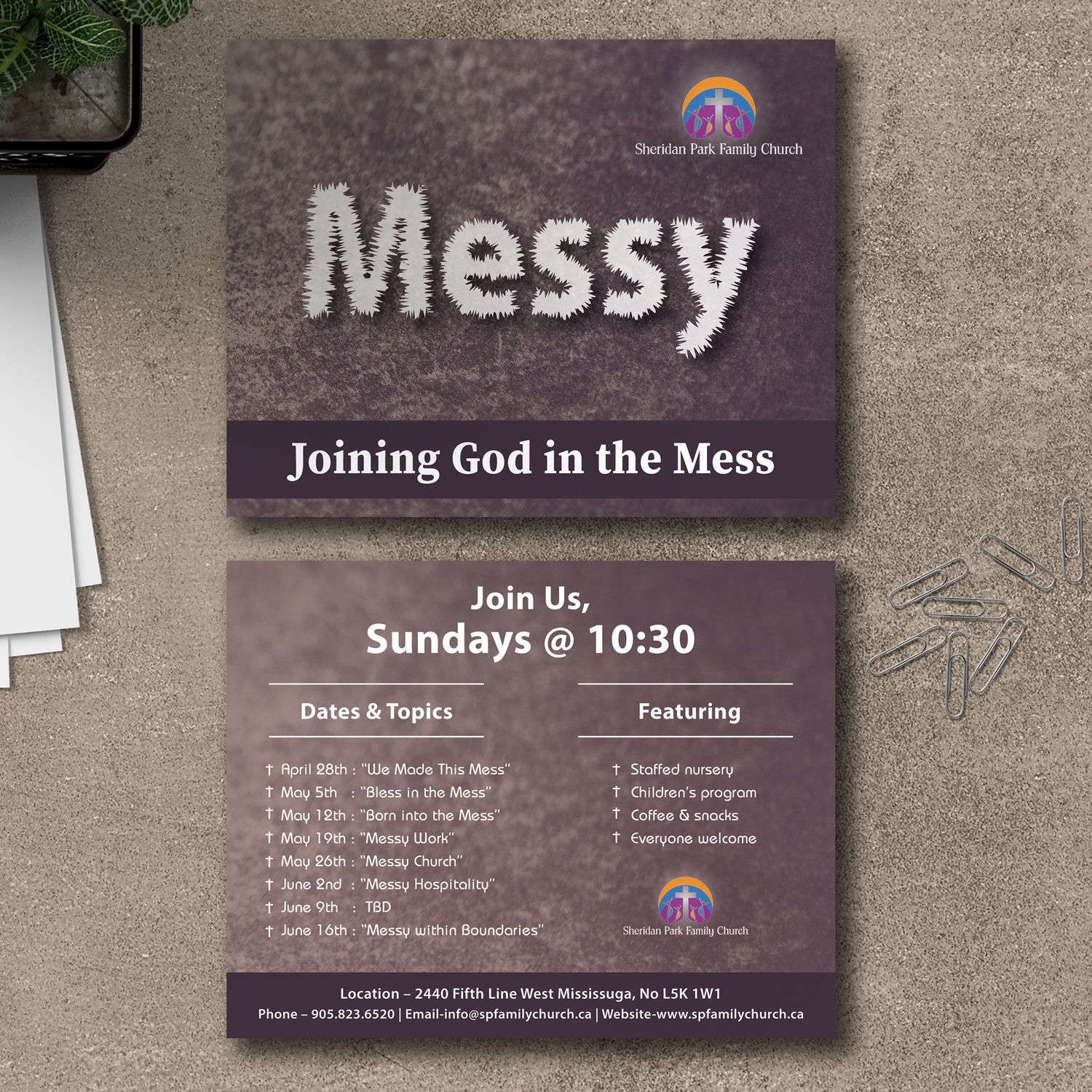 Flyer Design by Viraj Perera for Sheridan Park Family Church | Design #21453222