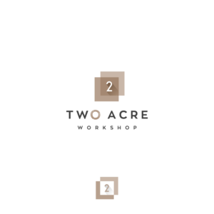 A Simple logo for a woodworking company Two Acre Workshop | Logo Design by GVisions