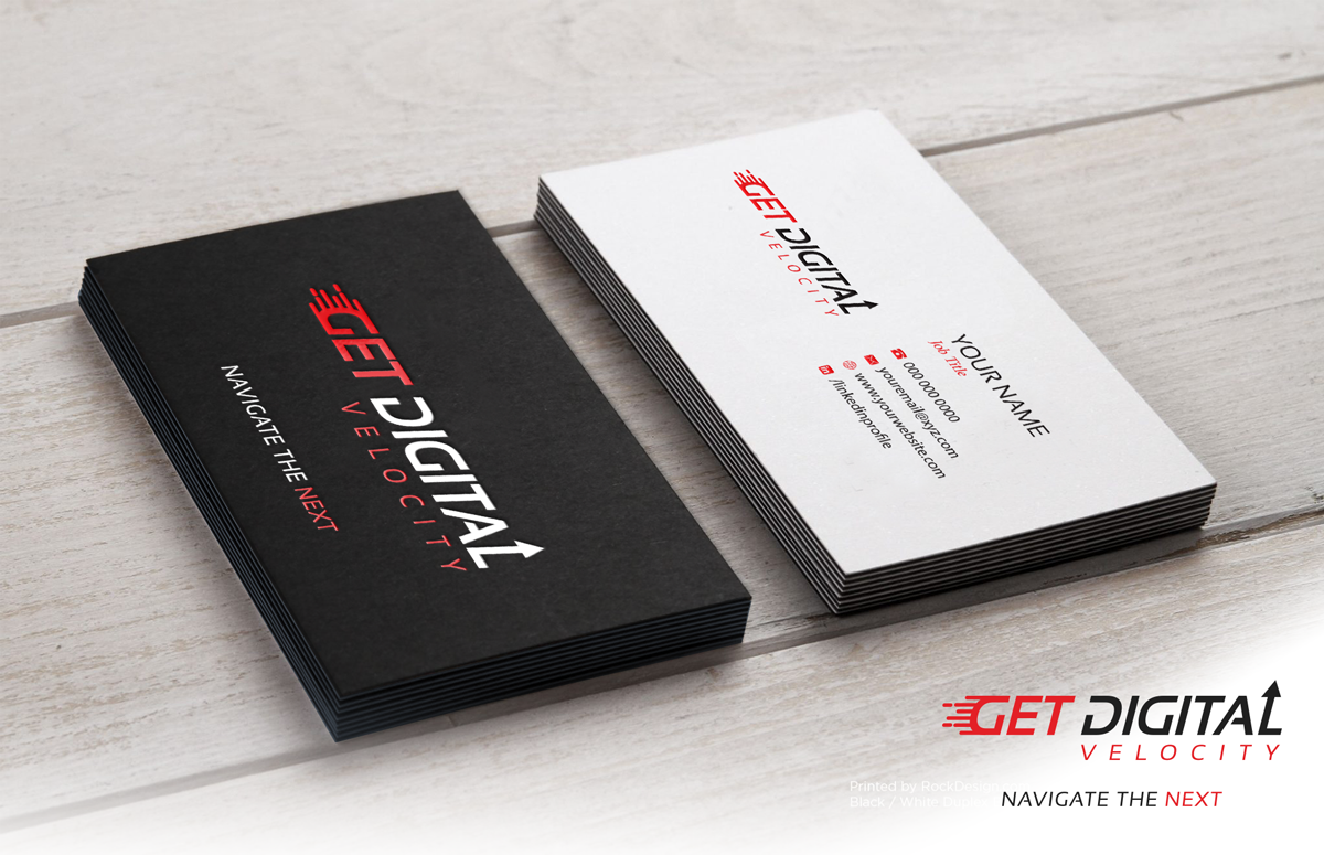 Business Card Design by Riz' for Get Digital Velocity | Design #21401506