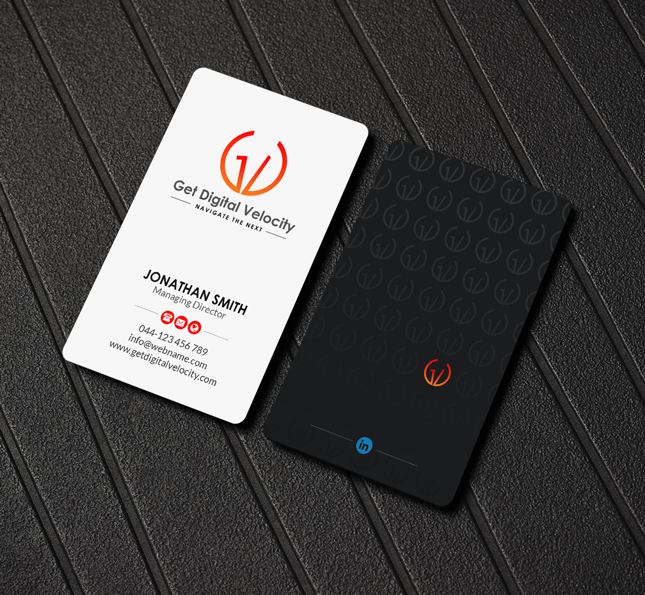 Business Card Design by Creations Box 2015 for Get Digital Velocity | Design #21512521