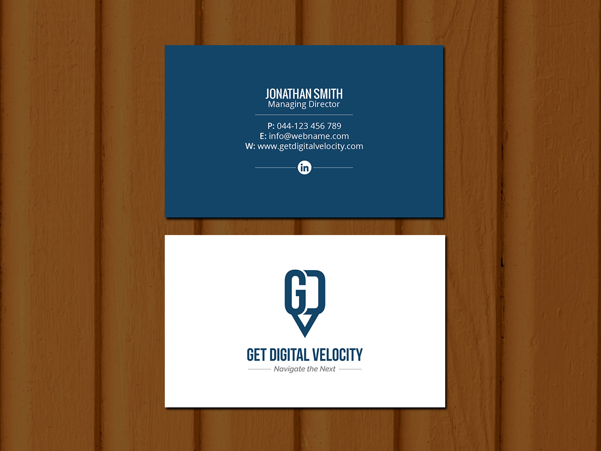 Design de Carte de Visite par Creations Box 2015 pour Get Digital Velocity | Design #21468081
