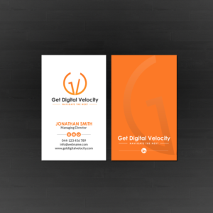 Business Card Design by Creations Box 2015 for Get Digital Velocity | Design: #21471455