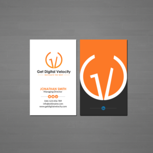 Diseño de Tarjeta de Presentación por Creations Box 2015 para Get Digital Velocity | Diseño: #21471469