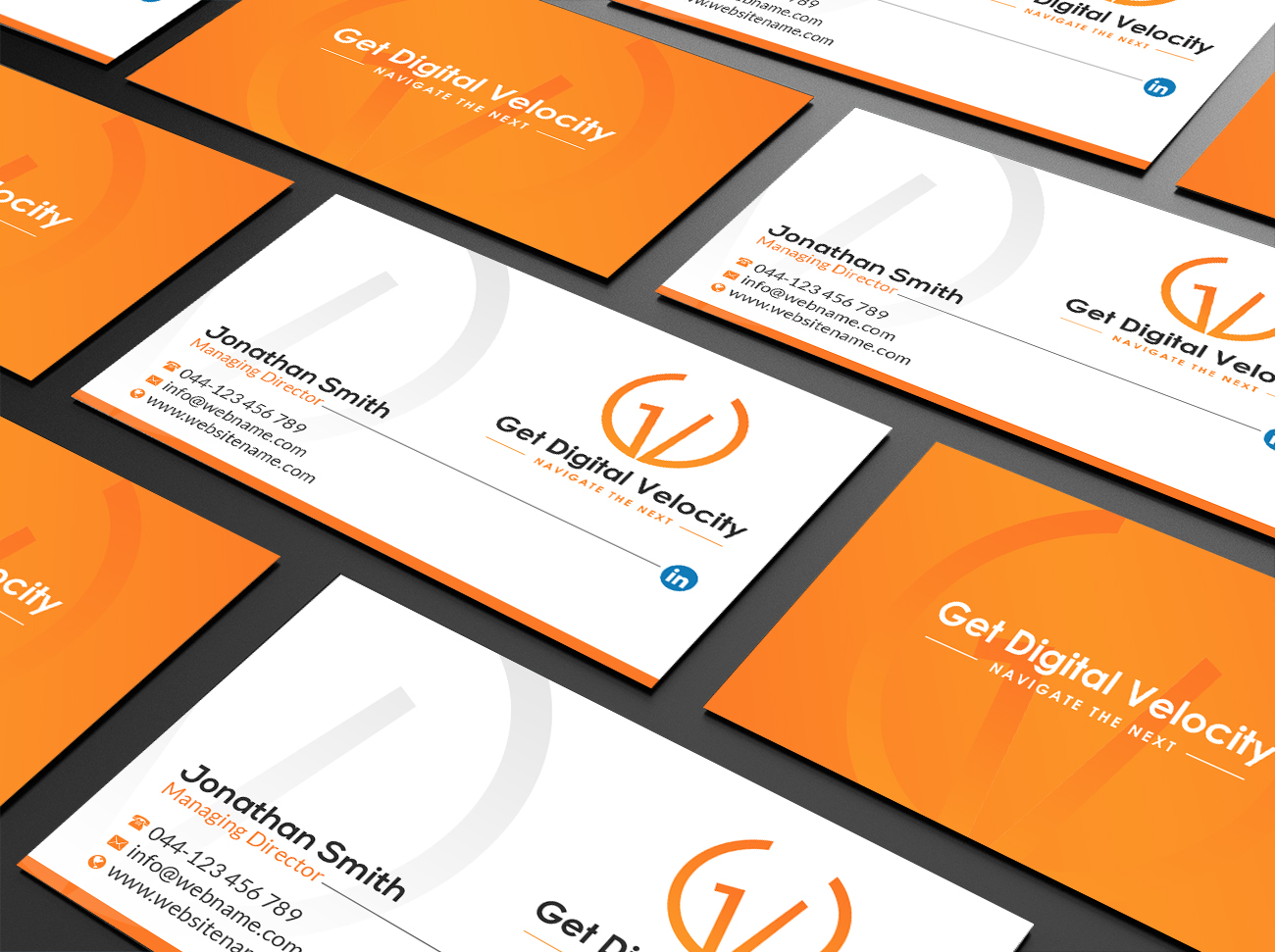 Business Card Design by Creations Box 2015 for Get Digital Velocity | Design #21471470