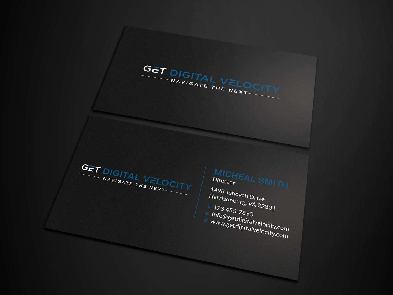 Design de Carte de Visite par Tripti Ranjan Gain pour Get Digital Velocity | Design #21432311