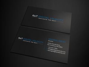Business Card Design by Tripti Ranjan Gain for Get Digital Velocity | Design: #21432311