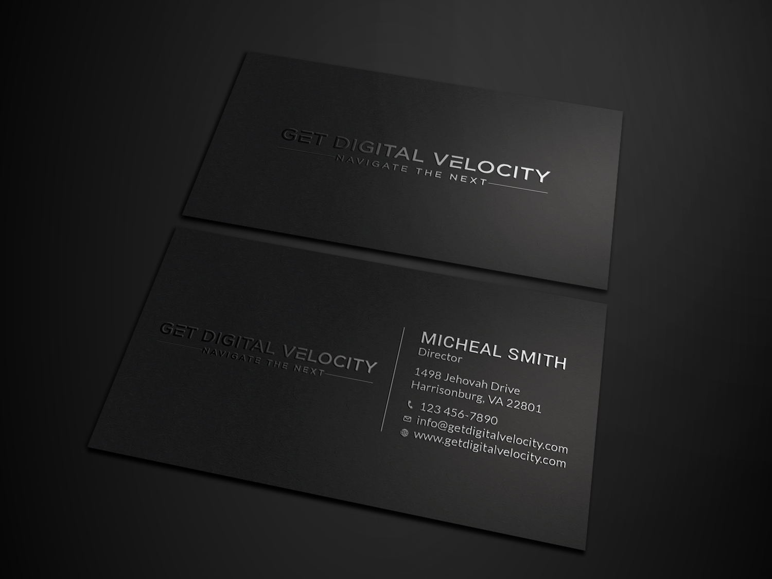 Design de Carte de Visite par Tripti Ranjan Gain pour Get Digital Velocity | Design #21432312