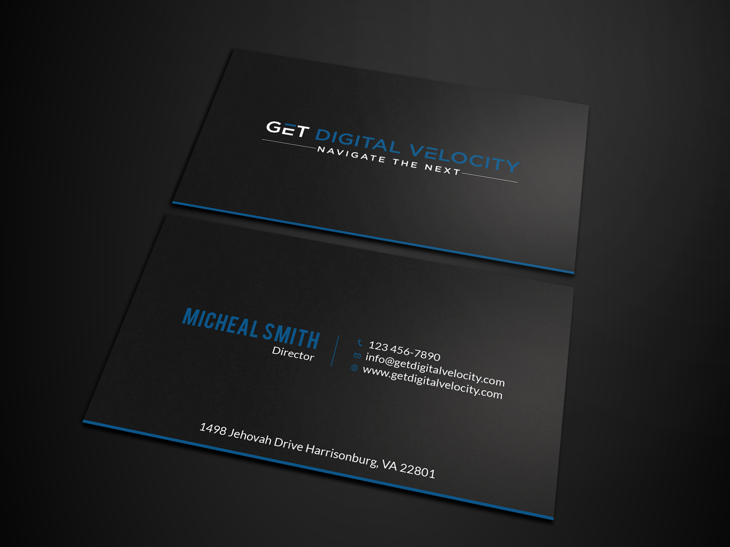 Design de Carte de Visite par Tripti Ranjan Gain pour Get Digital Velocity | Design #21432313