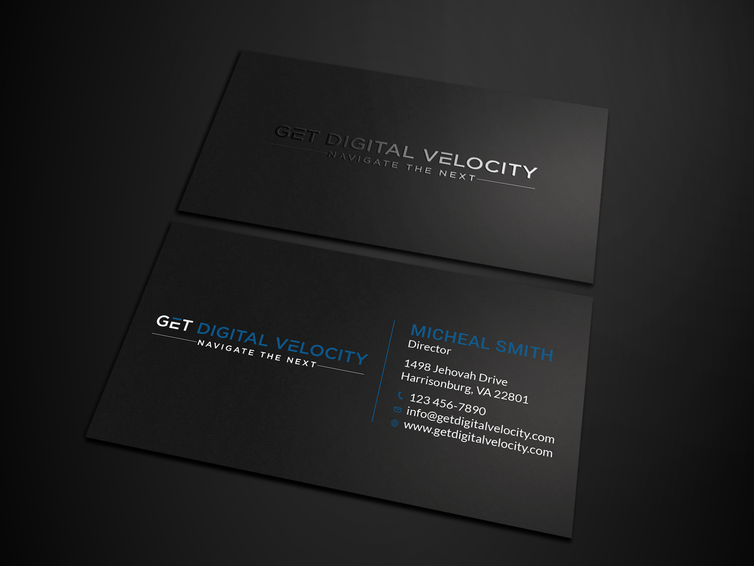 Design de Carte de Visite par Tripti Ranjan Gain pour Get Digital Velocity | Design #21432314