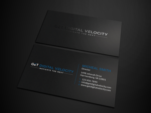 Business Card Design by Tripti Ranjan Gain for Get Digital Velocity | Design: #21432314