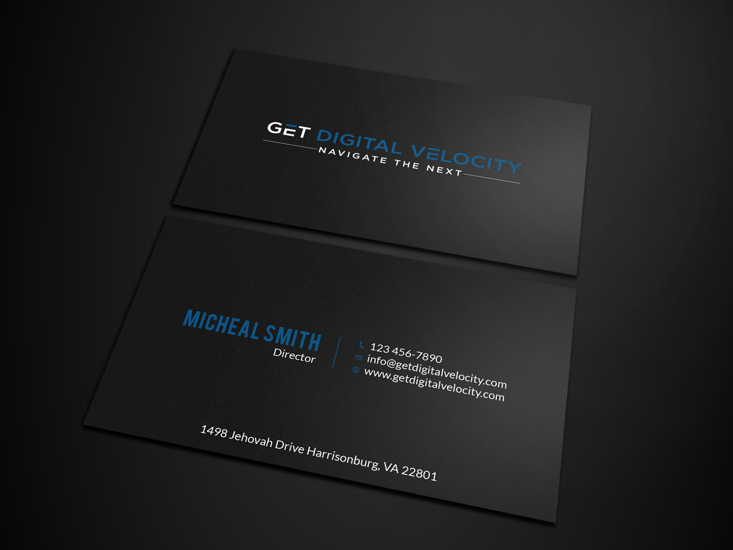Design de Carte de Visite par Tripti Ranjan Gain pour Get Digital Velocity | Design #21432318
