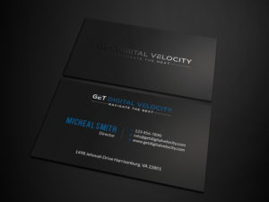 Business Card Design by Tripti Ranjan Gain for Get Digital Velocity | Design: #21432319